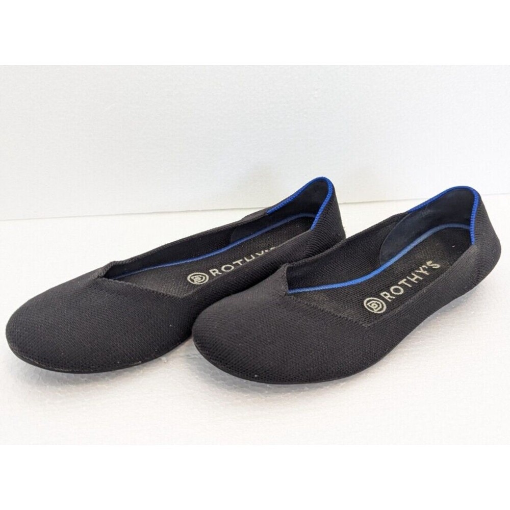 Rothy's Black Knit Ballet Flats - Slip-On Comfort